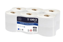Papier Toaletowy Ellis 100/2 biały 90m 12 Rolek
