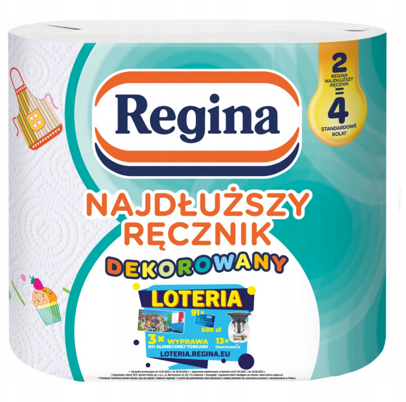 Ręczniki papierowe Regina Najdłuższy Ręcznik 2 szt.