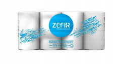 Papier toaletowy Zefir 27,5 metra  8 rolek