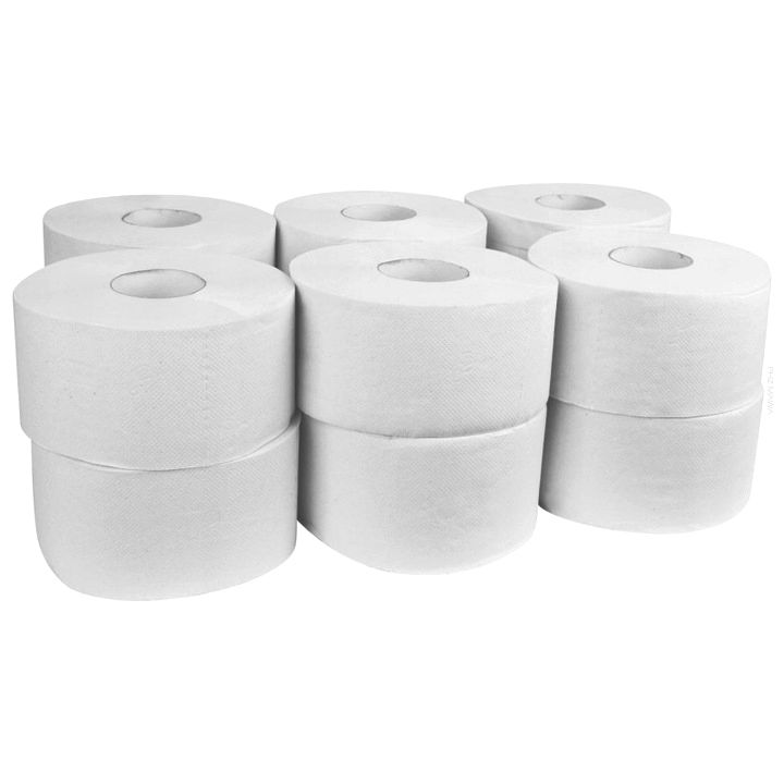Papier Toaletowy PTM-180 Jumbo 75% biały 105m 12 Rolek