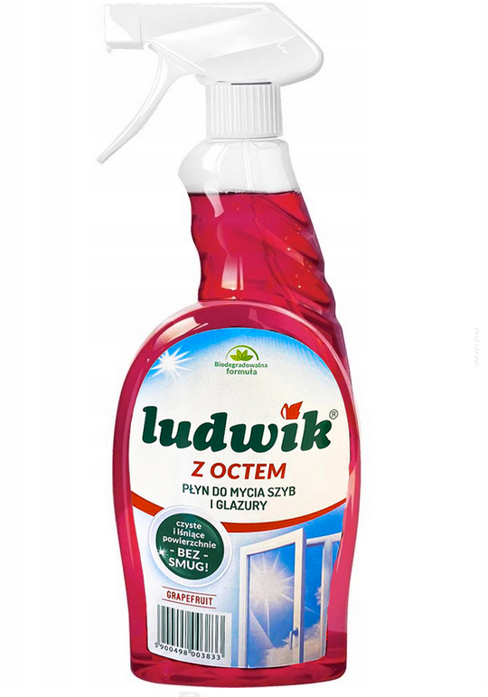 Ludwik płyn do szyb glazury 600 ml grapefruit