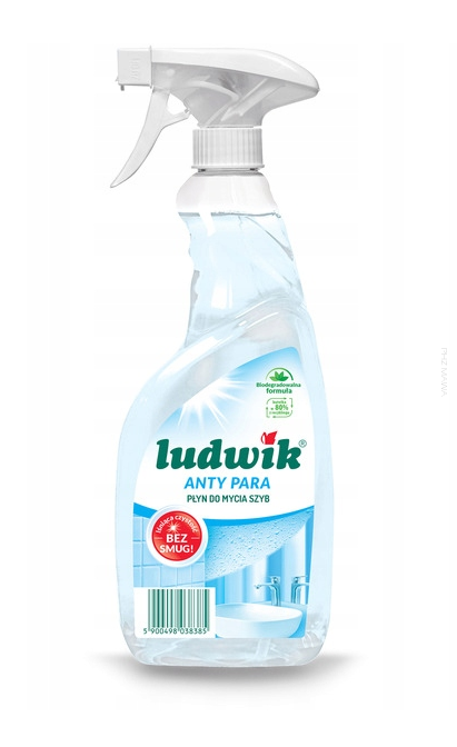 Ludwik płyn do szyb i glazury 600 ml anty-para