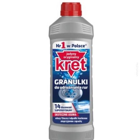 Granulki do udrożniania Rur Kret 560 g