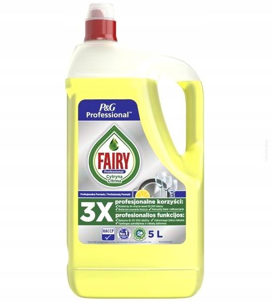 Płyn do mycia naczyń Fairy Cytryna 5 L